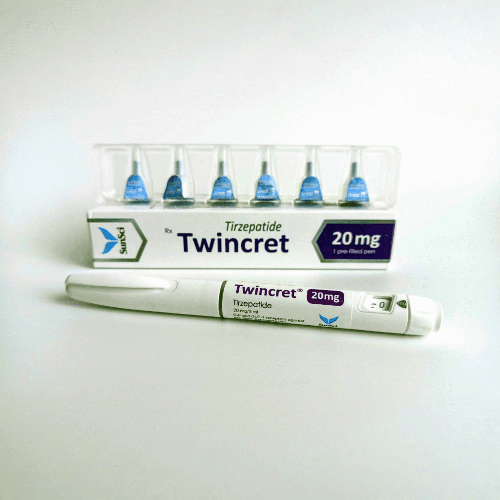 Твінкрет (Twincret) — тирзепатид SunSci, шприц-ручка 20 мг