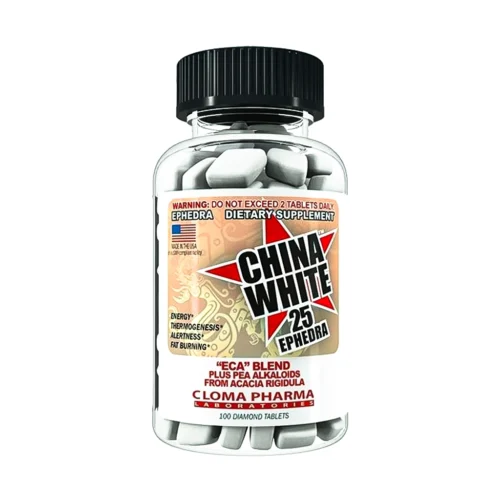 Жироспалювач Cloma Pharma China White 25 100 таблеток — ефективний термогенний комплекс для схуднення