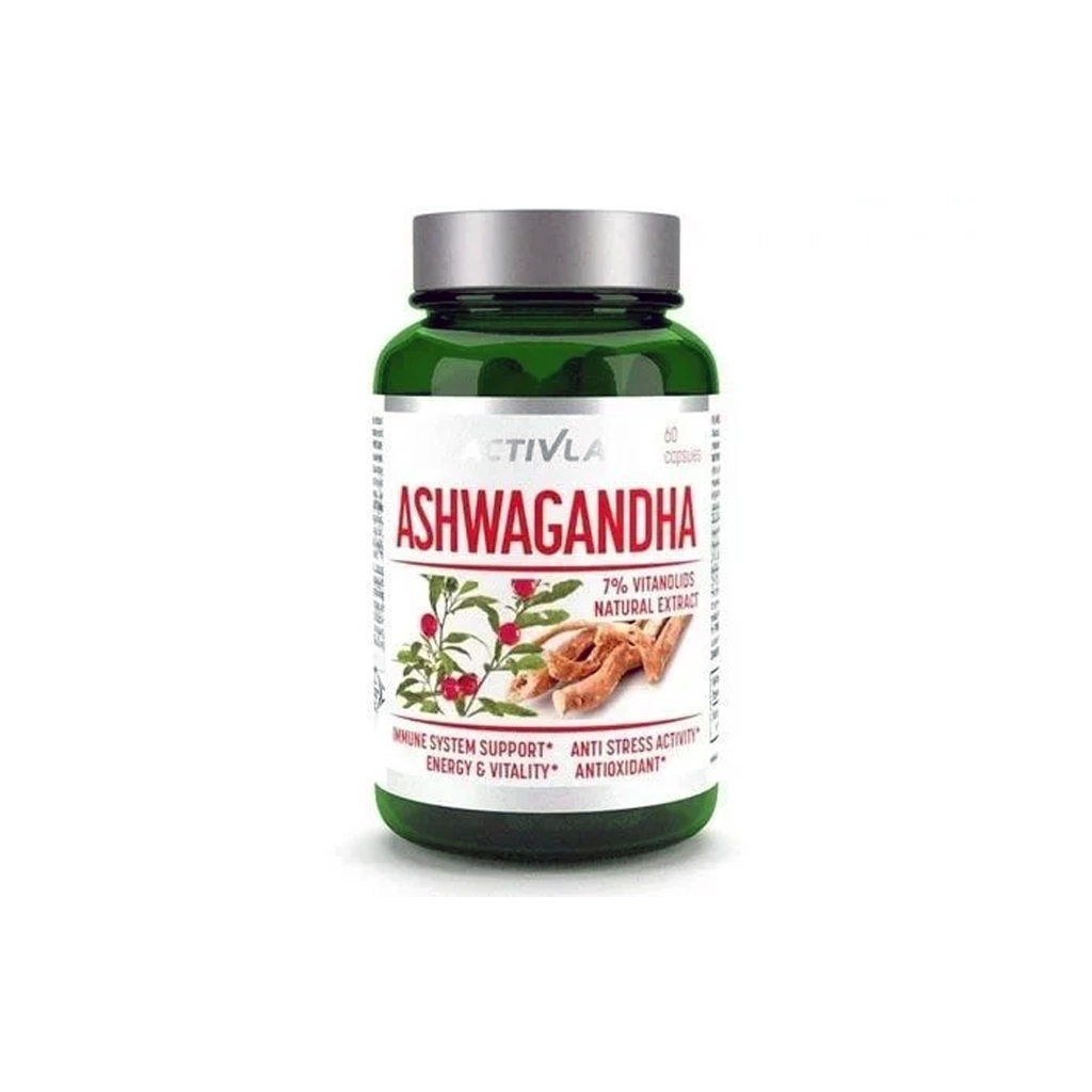 Ашваганда ActivLab Ashwagandha, 60 капсул — зображення товару