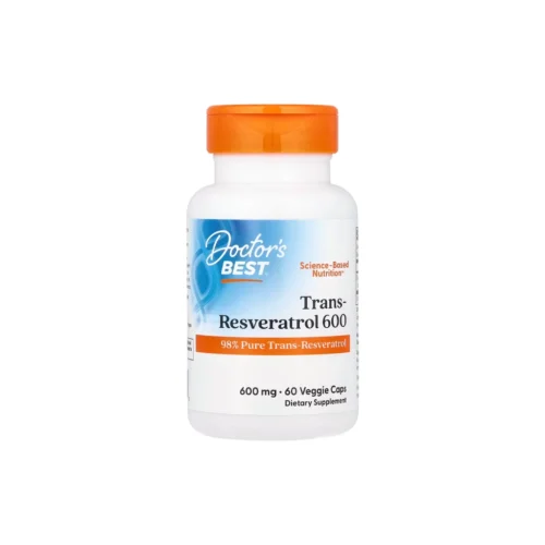 Doctor's Best Trans-Resveratrol 600 mg — упаковка, 60 капсул