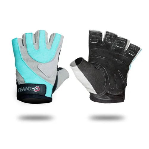 Жіночі рукавиці для фітнесу Pure Nutrition PRO сіро-синього кольору, розмір S