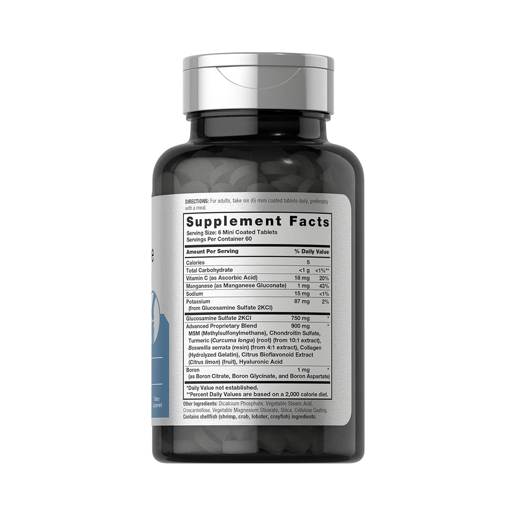 Глюкозамин, хондроитин, МСМ, куркума, Horbäach, Glucosamine Chondroitin MSM Turmeric – 360 капсул Horbäach Glucosamine Chondroitin MSM Turmeric — 360 капсул, комплекс для суглобів
