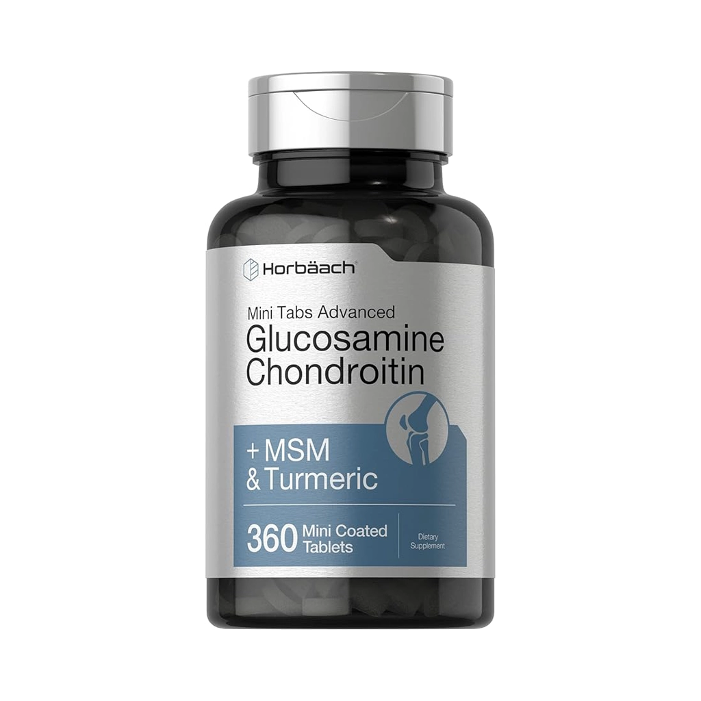 Глюкозамин, хондроитин, МСМ, куркума, Horbäach, Glucosamine Chondroitin MSM Turmeric – 360 капсул Horbäach Glucosamine Chondroitin MSM Turmeric — 360 капсул, комплекс для суглобів