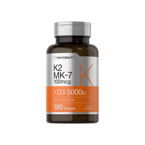 Horbäach Vitamin K-2 Complex + D3 — 180 капсул, підтримка кісток і серця