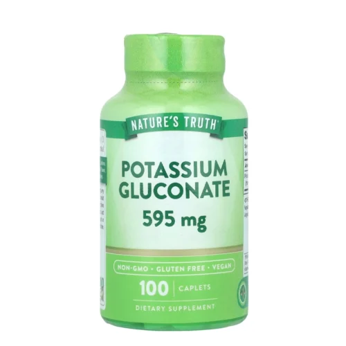 Калій глюконат Nature’s Truth Potassium Gluconate 595 мг, 100 таблеток — зображення товару