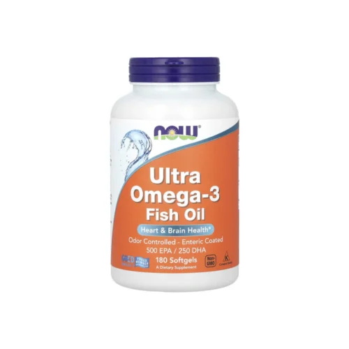 Now Foods Ultra Omega-3 180 капсул — упаковка