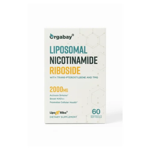 Orgabay Liposomal Nicotinamide Riboside 2000 мг — 60 капсул (з TMG і птеростильбеном), флакон