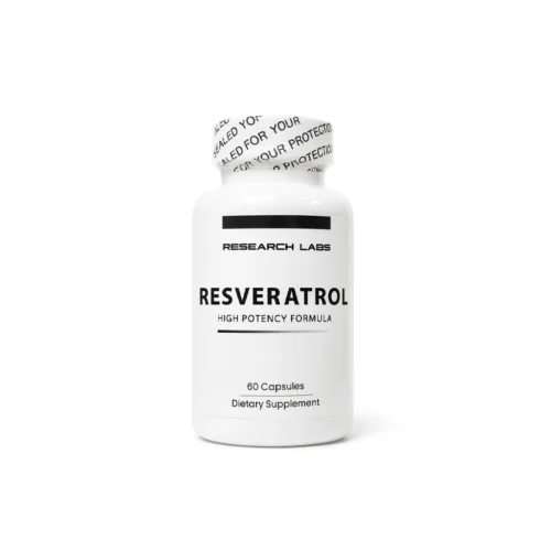 Research Labs Resveratrol 600 mg — упаковка, 60 капсул