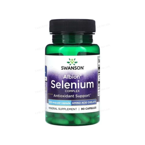 Swanson Albion Selenium Complex 200 mcg — упаковка, 90 капсул