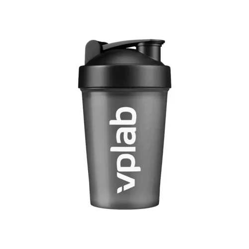 Чорний шейкер VPLab 500 мл з кулькою-міксером