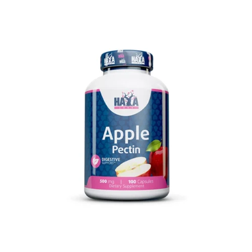 Haya Labs Apple Pectin 500 мг 100 капсул — яблучний пектин для травлення, зниження холестерину та детоксу