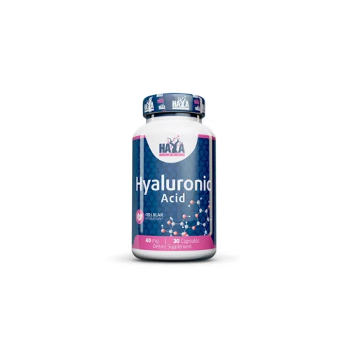 Haya Labs Hyaluronic Acid 40 мг 30 капсул — гіалуронова кислота для шкіри, суглобів і зволоження зсередини
