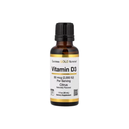 California Gold Nutrition Vitamin D3 Liquid — рідкий вітамін D3 30 мл