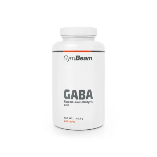 GymBeam GABA 500/1000 мг — релаксація, сон та гормон росту, 240 капсул