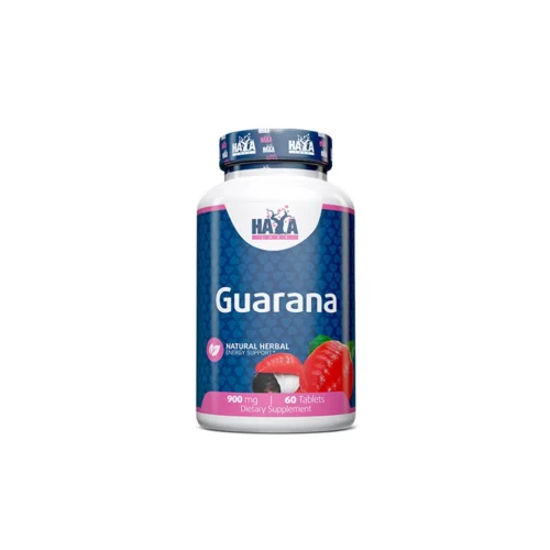 Haya Labs Guarana 900 мг — природна енергія та фокус, 60 таблеток