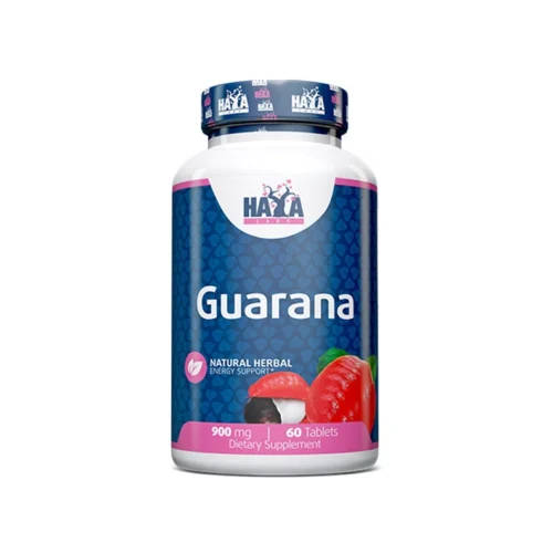 Haya Labs Guarana 900 мг — природна енергія та фокус, 60 таблеток