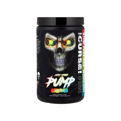 JNX Sports PUMP Sour Candy — передтренувальний комплекс без кофеїну, 580 г