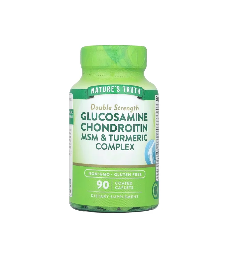 Глюкозамин, Хондроитин, MSM и Куркумин комплекс, Nature's Truth, Glucosamine Chondroitin MSM & Turmeric Complex - 90 капсул 1 Nature’s Truth Glucosamine Chondroitin MSM & Turmeric Complex 90 капсул