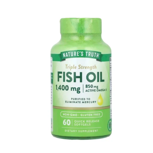 Nature's Truth Triple Strength Fish Oil 1400 mg — Омега-3 60 капсул