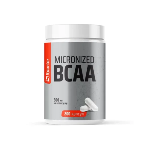 Амінокислоти BCAA, Sporter, Micronized BCAA 2:1:1 – 200 капсул