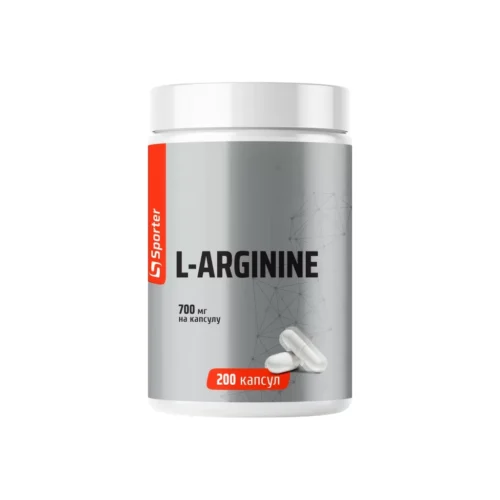 Аргінін, Sporter, L-Arginine 700 мг – 200 капс