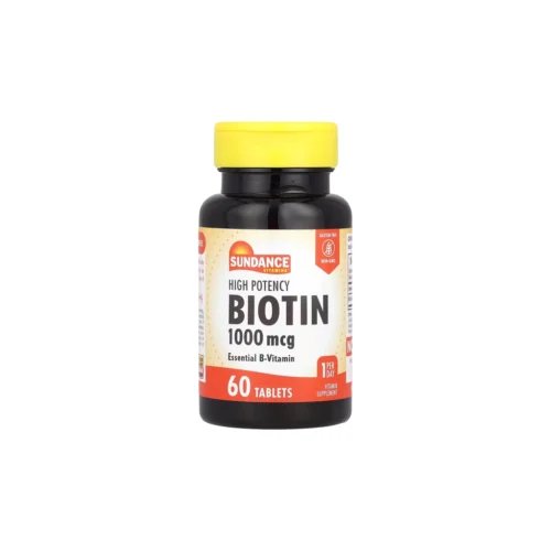 Sundance Biotin 1000 mcg — біотин для волосся, нігтів і шкіри, 60 таблеток