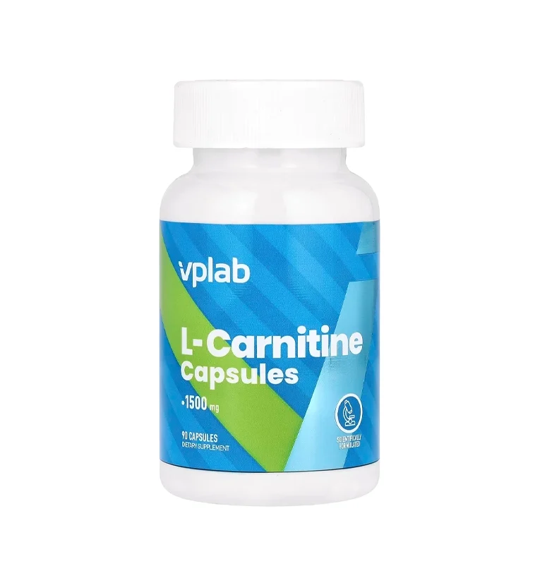 L-Carnitine VPLab 1500 мг капсули — 90 шт