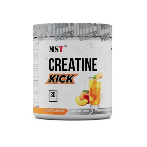 MST Creatine Kick 7in1 персиковий чай 300 г — креатиновий комплекс