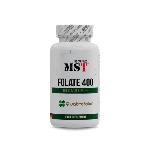 MST Folate 400 Quatrefolic 90 капсул — активна форма фолієвої кислоти 5-MTHF