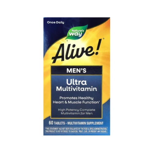 Nature’s Way Alive!® Once Daily Men’s Ultra 60 таблеток — мультивітаміни для чоловіків