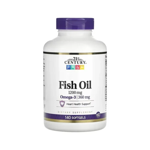 21st Century Fish Oil 1200 mg омега-3 риб’ячий жир 140 софтгелів