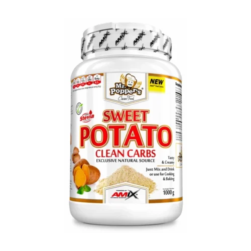 Amix Sweet Potato Clean Carbs порошок солодкої картоплі складні вуглеводи шоколад 1000 г