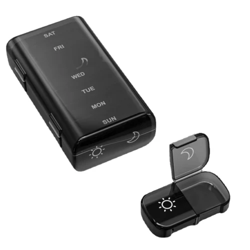 Таблетниця на 7 днів з 2 відділеннями органайзер для пігулок