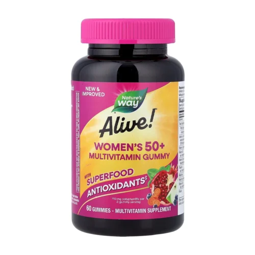 Nature’s Way Alive! Women’s 50+ Multivitamin Gummy жувальні мультивітаміни 60 таблеток
