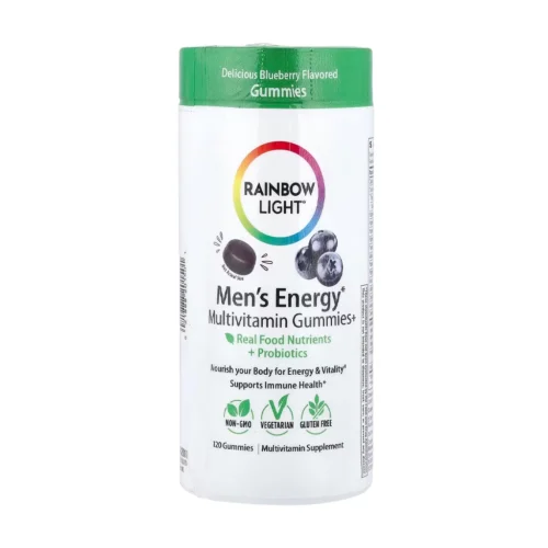 Rainbow Light Men's Energy Multivitamin Gummies мультивітаміни для чоловіків лохина 120 шт