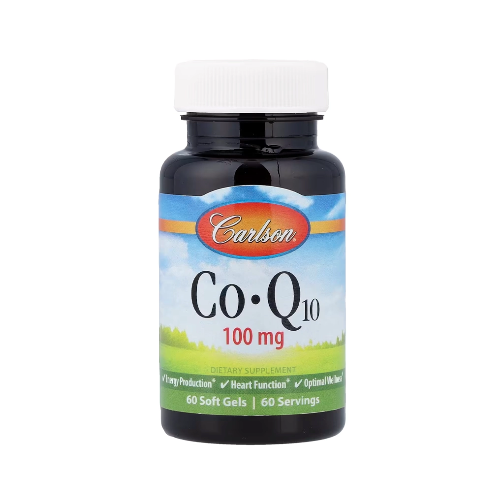 Коэнзим Q10, Carlson CoQ10 100 mg - 60 софтгелей 1 Коензим Q10 Carlson 100 mg 60 софтгелів