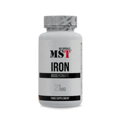 MST Iron Chelate 21 mg Vitamin C 120 капсул хелатне залізо