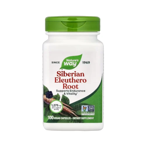 Nature's Way Siberian Eleuthero Root 425 мг 100 капсул