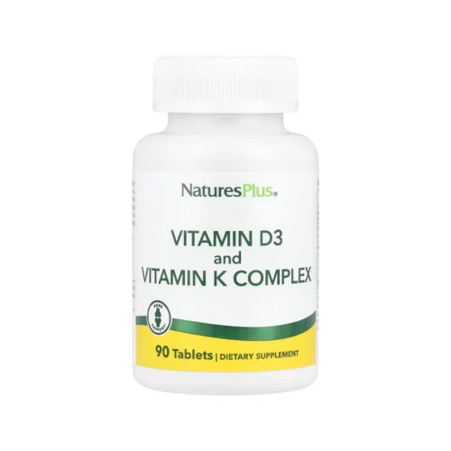 NaturesPlus Vitamin D3 and Vitamin K Complex 90 таблеток