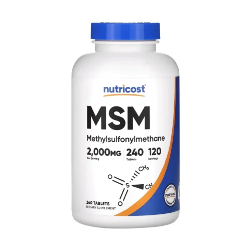 Метилсульфонілметан MSM Nutricost 1000 мг 240 таблеток