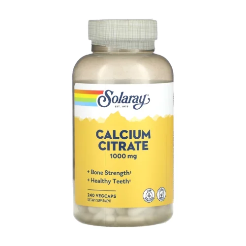 Solaray Calcium Citrate 1000 mg 240 капсул кальцій цитрат