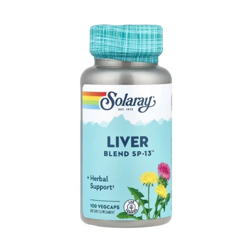 Solaray Liver Blend SP-13 100 капсул комплекс для печінки