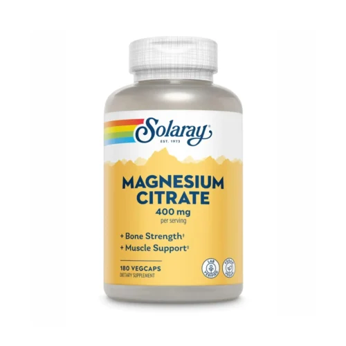 Магній цитрат Solaray Magnesium Citrate 400 мг 180 капсул