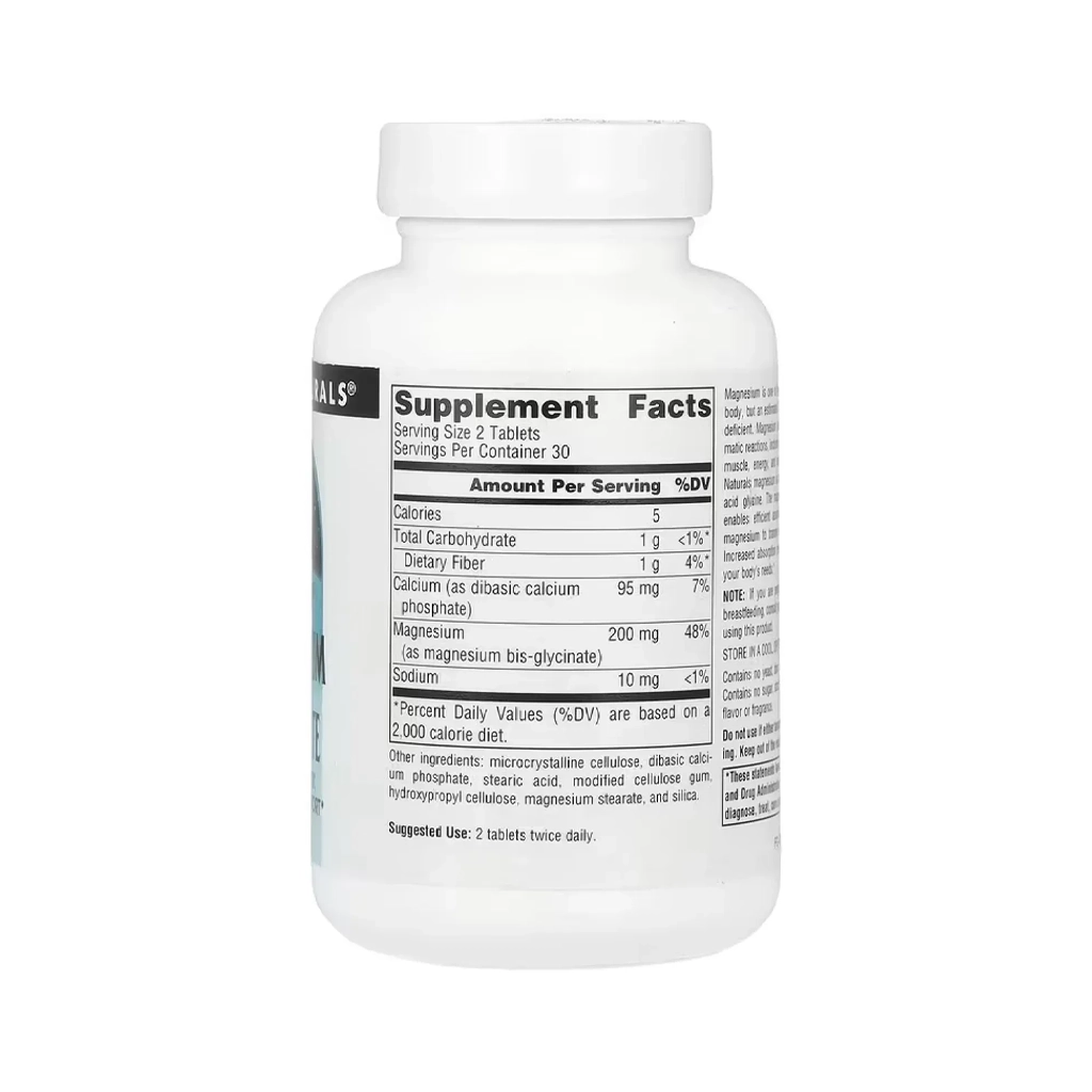 Магний глицинат, Source Naturals Magnesium Glycinate - 60 таблеток 2 Магній гліцинат Source Naturals Magnesium Glycinate 60 таблеток