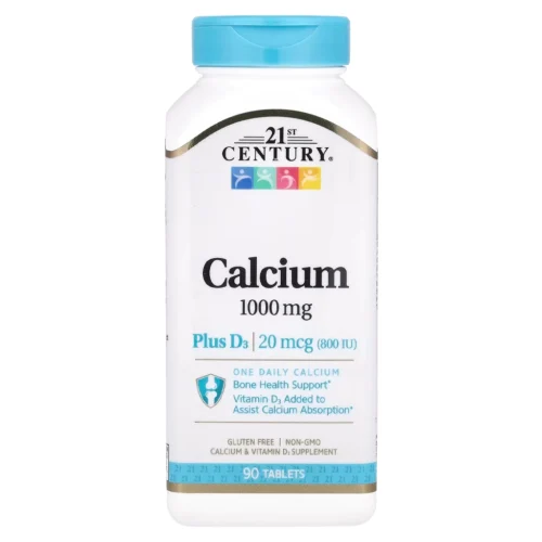 21st Century Calcium Plus D3 кальцій 1000 mg з вітаміном D3 90 таблеток