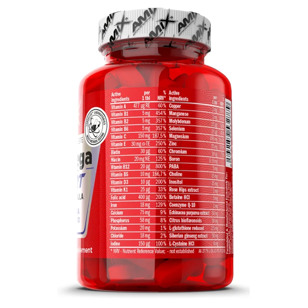 Мультивітамінний комплекс, AMIX Multi Mega Stack 2 AMIX Multi Mega Stack мультивітамінний комплекс 60 і 120 таблеток