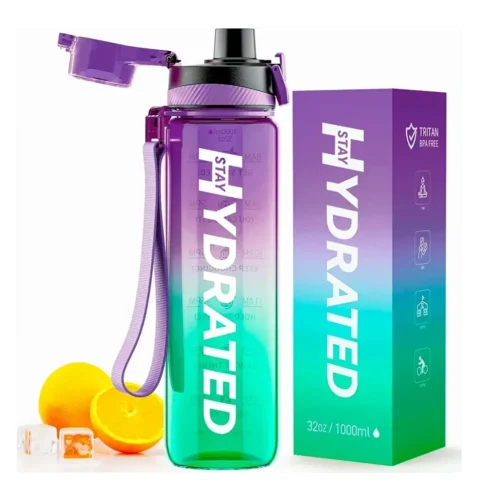 Hydrated Water Bottle Tritan спортивна пляшка 1000ml