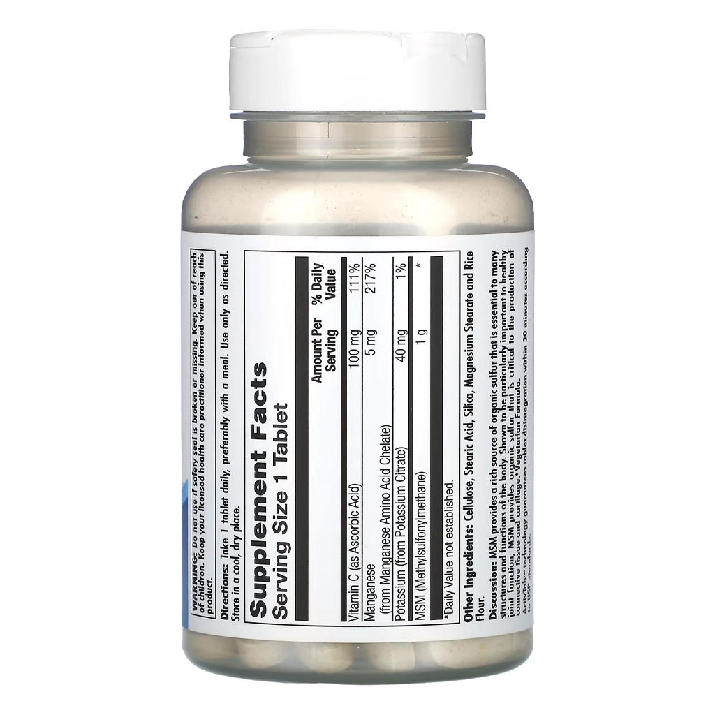 Метилсульфонілметан, МСМ, органічна сірка, KAL MSM 1000 mg - 80 tabs 2 KAL MSM метилсульфонілметан органічна сірка 1000 mg 80 таблеток