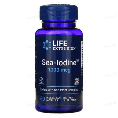 Йод морський, Life Extension Sea-Iodine 1000 mcg – 60 capsules