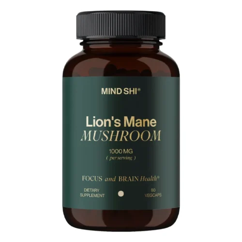 Mind Shi Lion's Mane Mushroom їжовик гребінчастий 1000 mg 60 вегетаріанських капсул